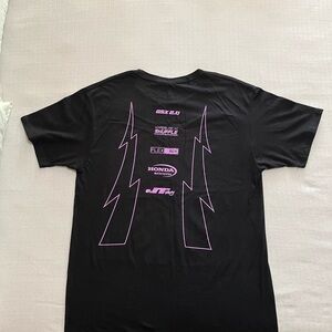 NWOTBlack Racing Graphic Tee 
Honda